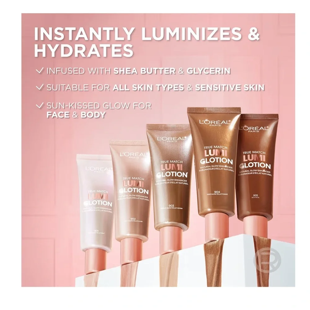 🆕 L'Oreal Lumi Glotion All-in-One Glow 905 Rich - Picture 6 of 12